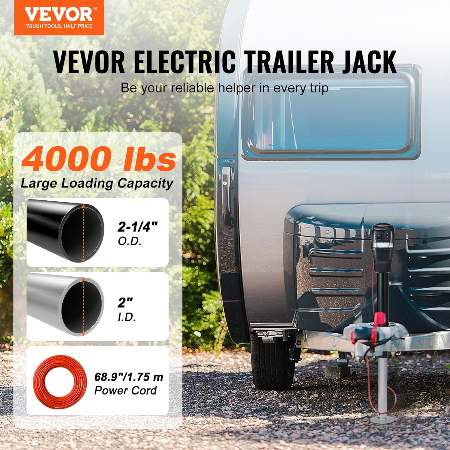 🔥Summer Sale🔥VEVOR Electric Trailer Jack