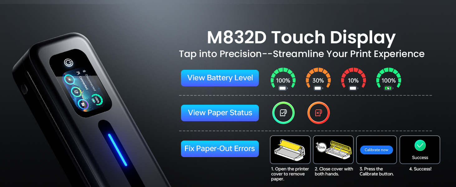 M832D Portable printer