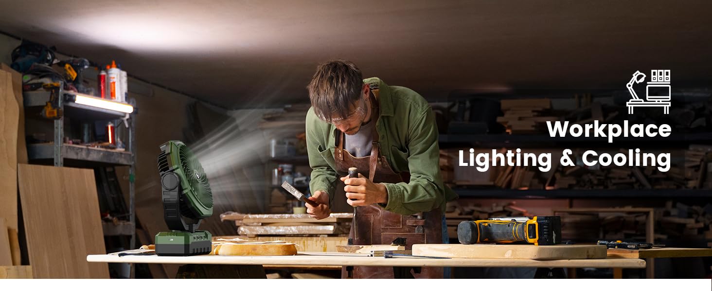Workplace Lighting Cooling