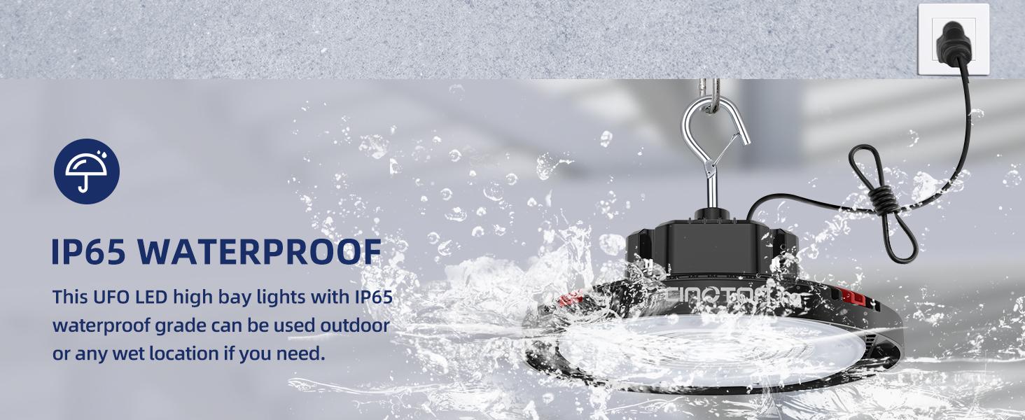 CuLiDing UFO LED High Bay Light, 24000LM Super Bright Shop Lights, 700W MH/HPS Equivalent, 5000K Daylight, US Plug with 6ft Cord, IP65 Waterproof Commercial Warehouse Lighting for Factory, Garage, Barn, Workshop, Graduation Season Gift CuLiDing UFO LED High Bay Light, 24000LM Super Bright Shop Lights, 700W MH/HPS Equivalent, 5000K Daylight, US Plug with 6ft Cord, IP65 Waterproof Commercial Warehouse Lighting for Factory, Garage, Barn, Workshop, Graduation Season Gift