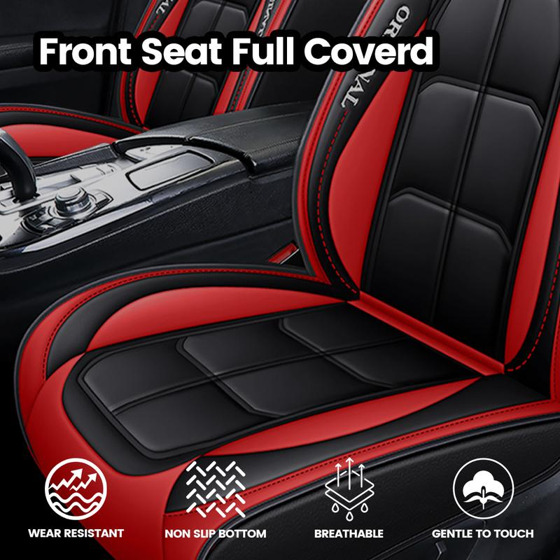 🔥 Upgrade Your Ride – Premium Leather Car Seat Covers (5 Seats), Universal Fit, Airbag Safe, Waterproof & Anti-Slip | Limited Time Offer