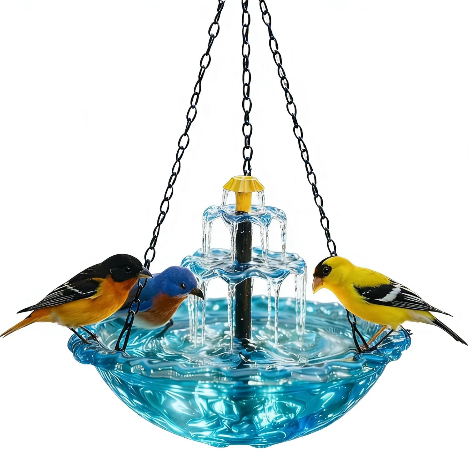 #🔥Limited Offer☀️Solar Bird Bath Fountain Pump with 4 Nozzles