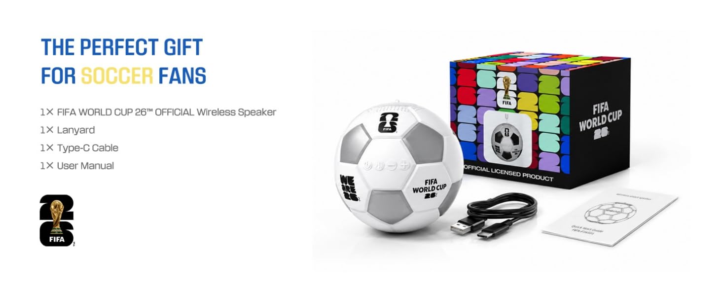 FIFA World Cup 2026 Wireless Bluetooth Speaker