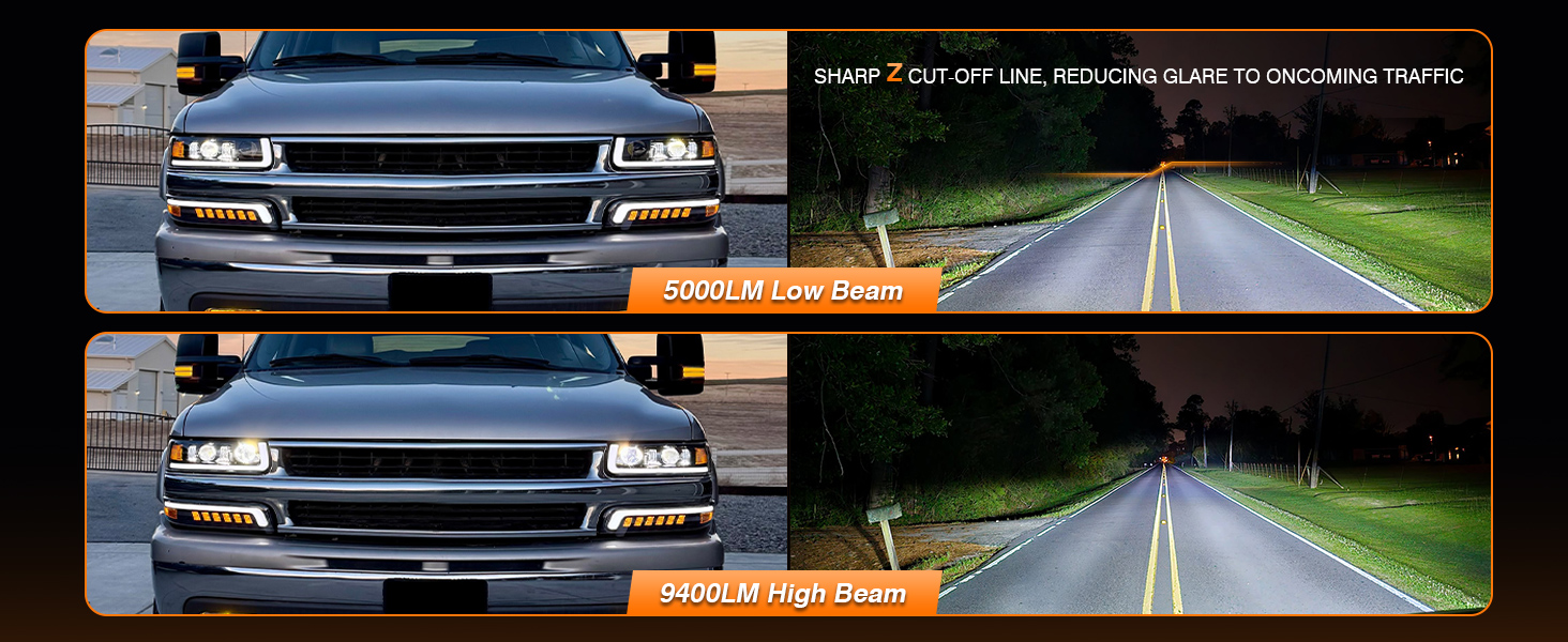 1999 2000 2001 2002 Silverado Turn Signal Hi/Low Beam lights