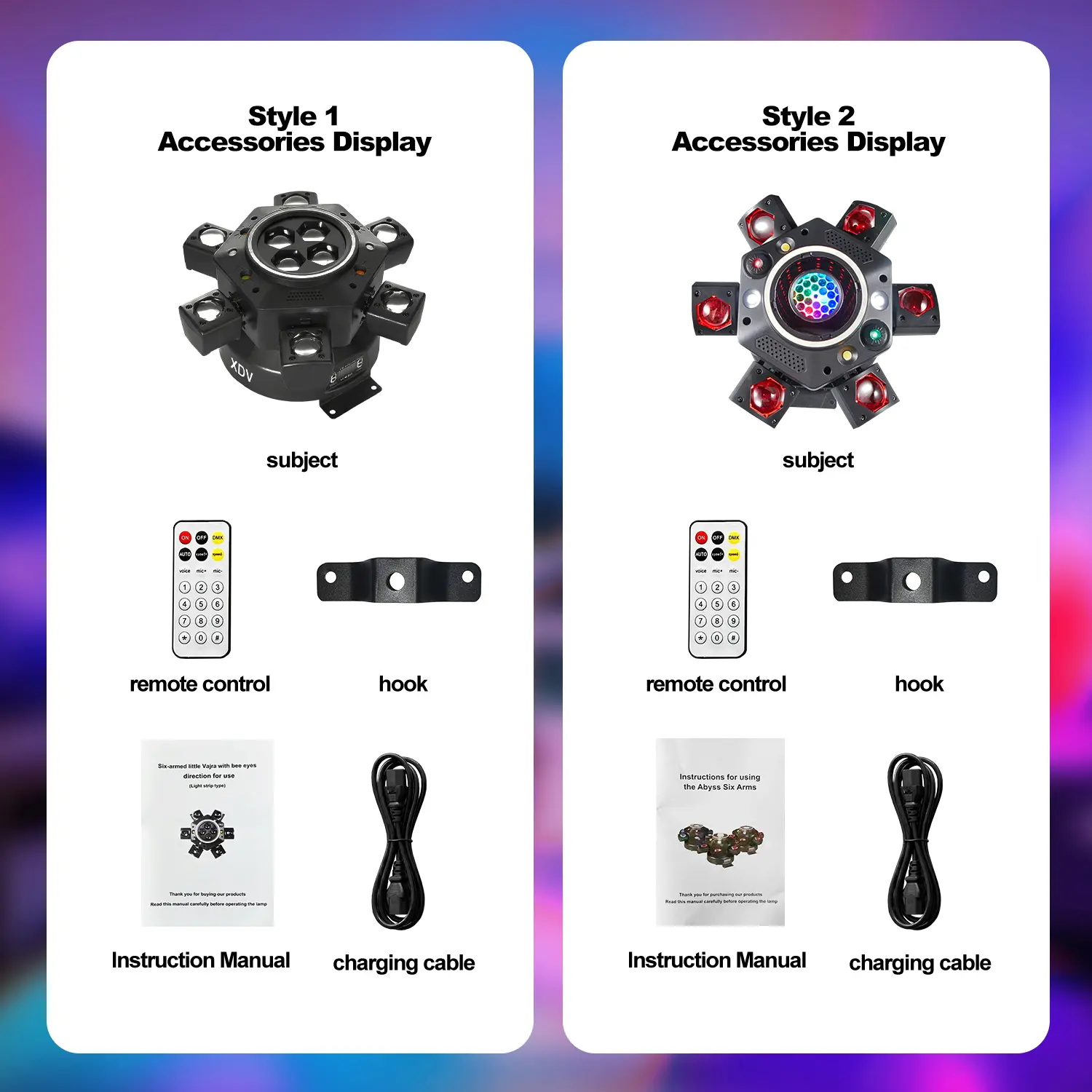 🔥Buy 1 Get 1 Free ✨ Moving Head DJ Light 6 Arms🌟⚡