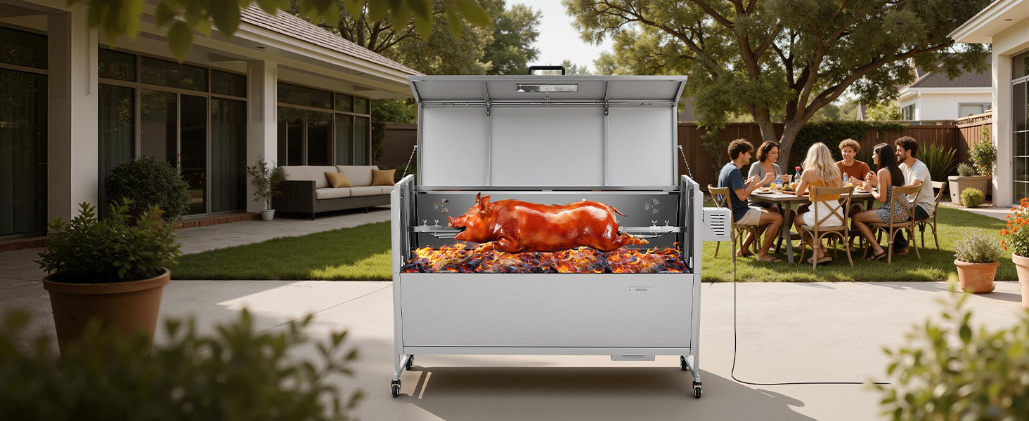 pig lamb rotisserie