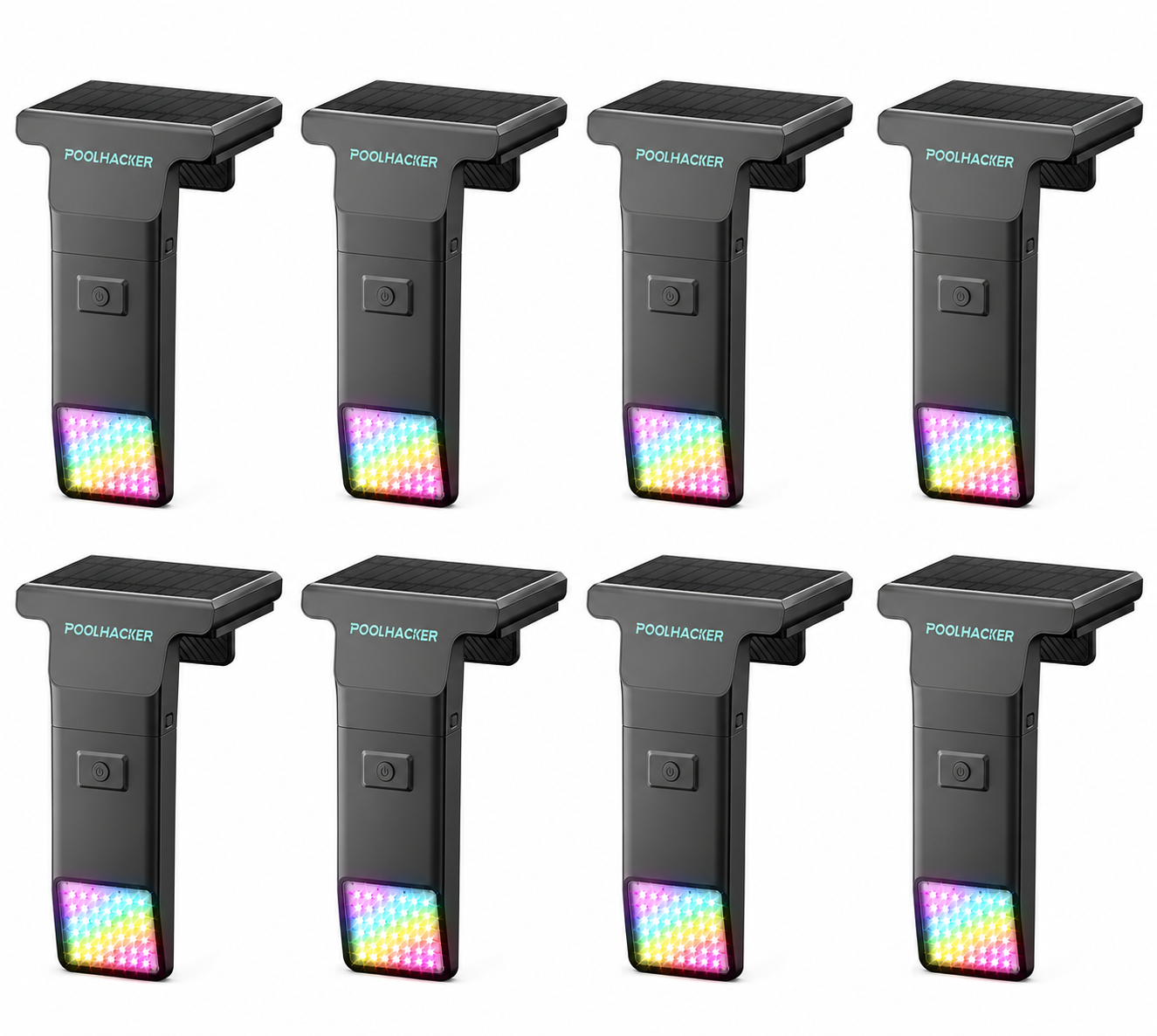 ☀️[SUMMER VIBES] Poolhacker Solar Poolside Lights with Remote, Waterproof RGB Color Changing Hanging Pool Light for Night Party 🌈
