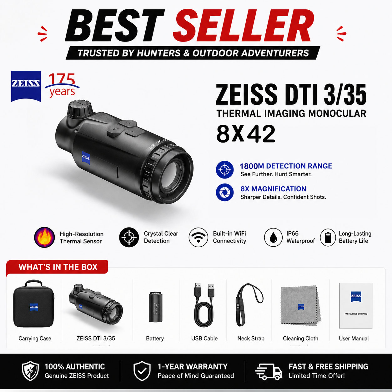 Special Offer — [Night Vision, Thermal Imaging, Rangefinder]  DTC 3/38