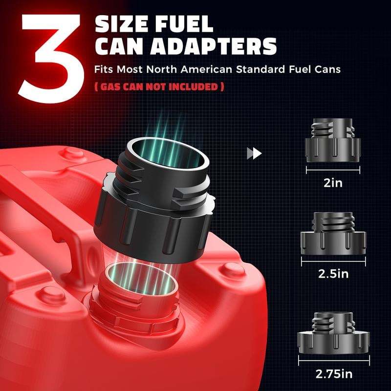 Complete Cordless Fuel Pump Kit with 4.0Ah Battery – Compatible with DeWalt 20V & Milwaukee 18V
