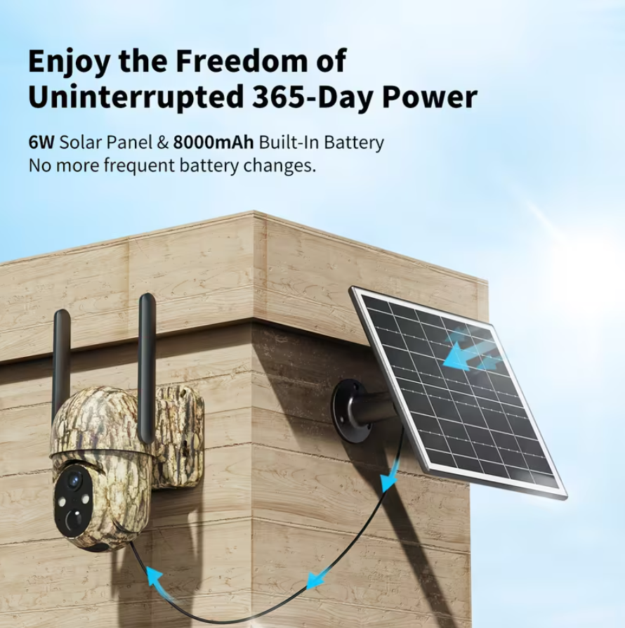 🛒 Hot Pick | 4G Solar Trail Camera, 4K Night Vision & 360° Live View