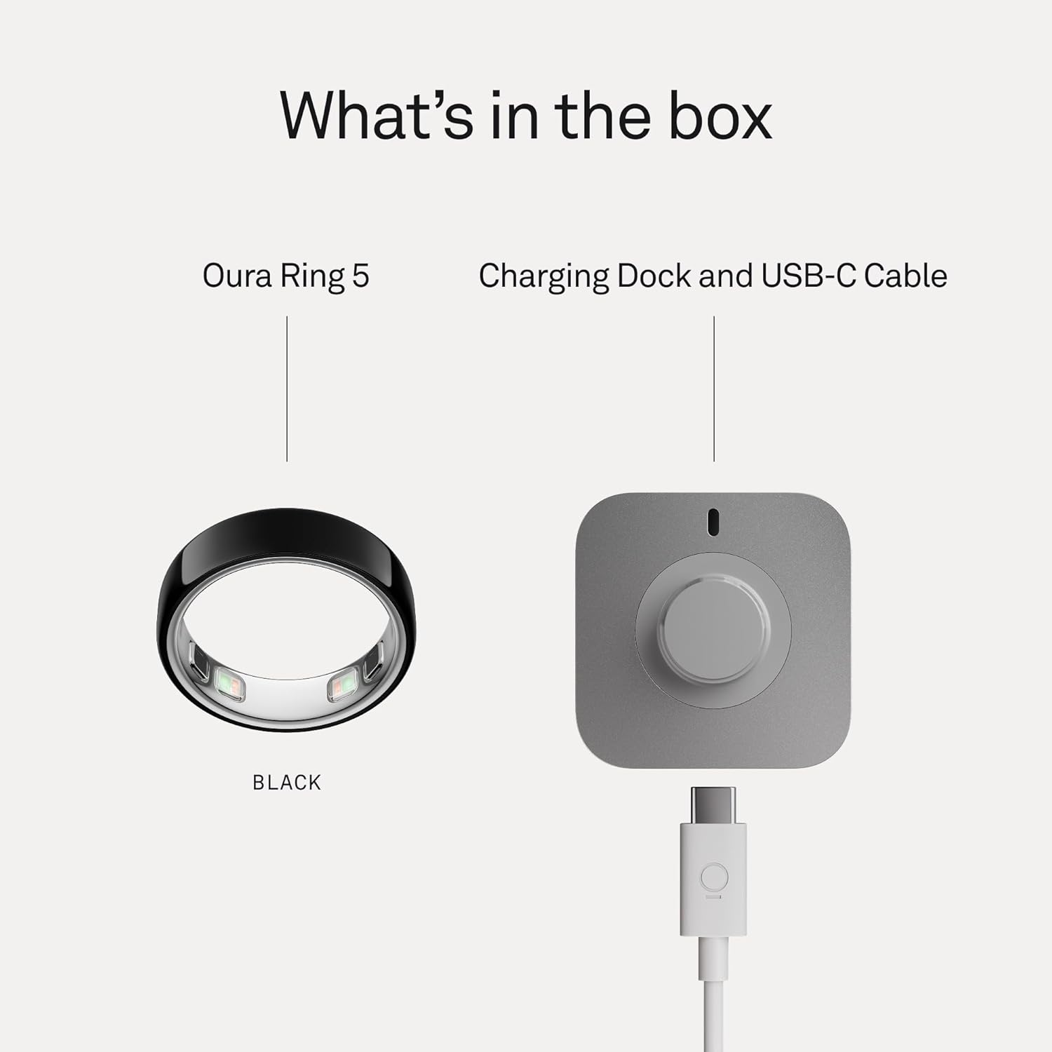 💥Special Offers Oura Ring 5 - Black - Size 6 - World’s Smallest Smart Ring - Sleep, Activity, Women’s Health, AI Advisor, 1 Week of Battery Life, Size Before You Buy, Android & iOS Compatible