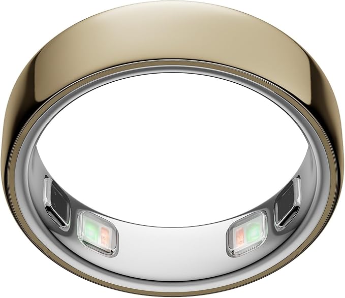 💥Special Offers Oura Ring 5 - Black - Size 6 - World’s Smallest Smart Ring - Sleep, Activity, Women’s Health, AI Advisor, 1 Week of Battery Life, Size Before You Buy, Android & iOS Compatible