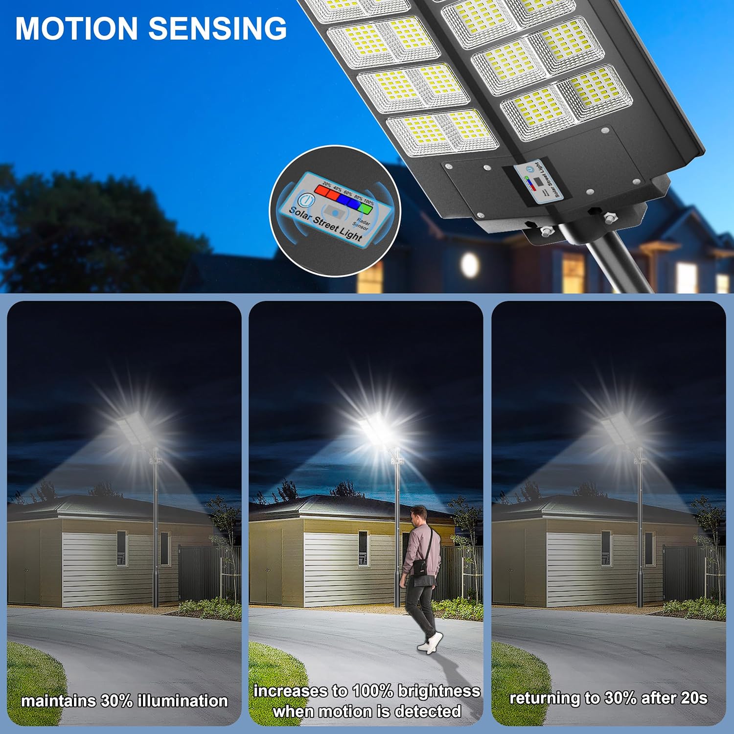 🔥Hot-selling🔥9000W Solar Street Lights Outdoor 300000LM