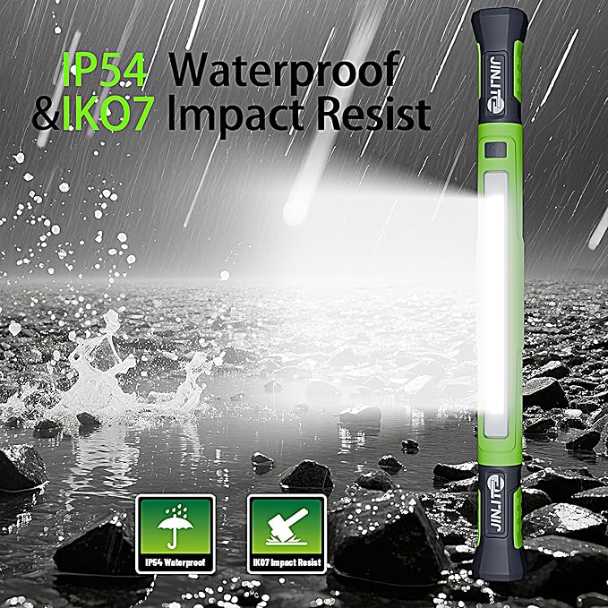 🔥FINAL HOURS🔥Magnetic Work Light - 3000LM Rechargeable LED Work Light Bar, 5200mAh Under Hood Mechanic Light for Garage, Workshop, Vehicle Inspection