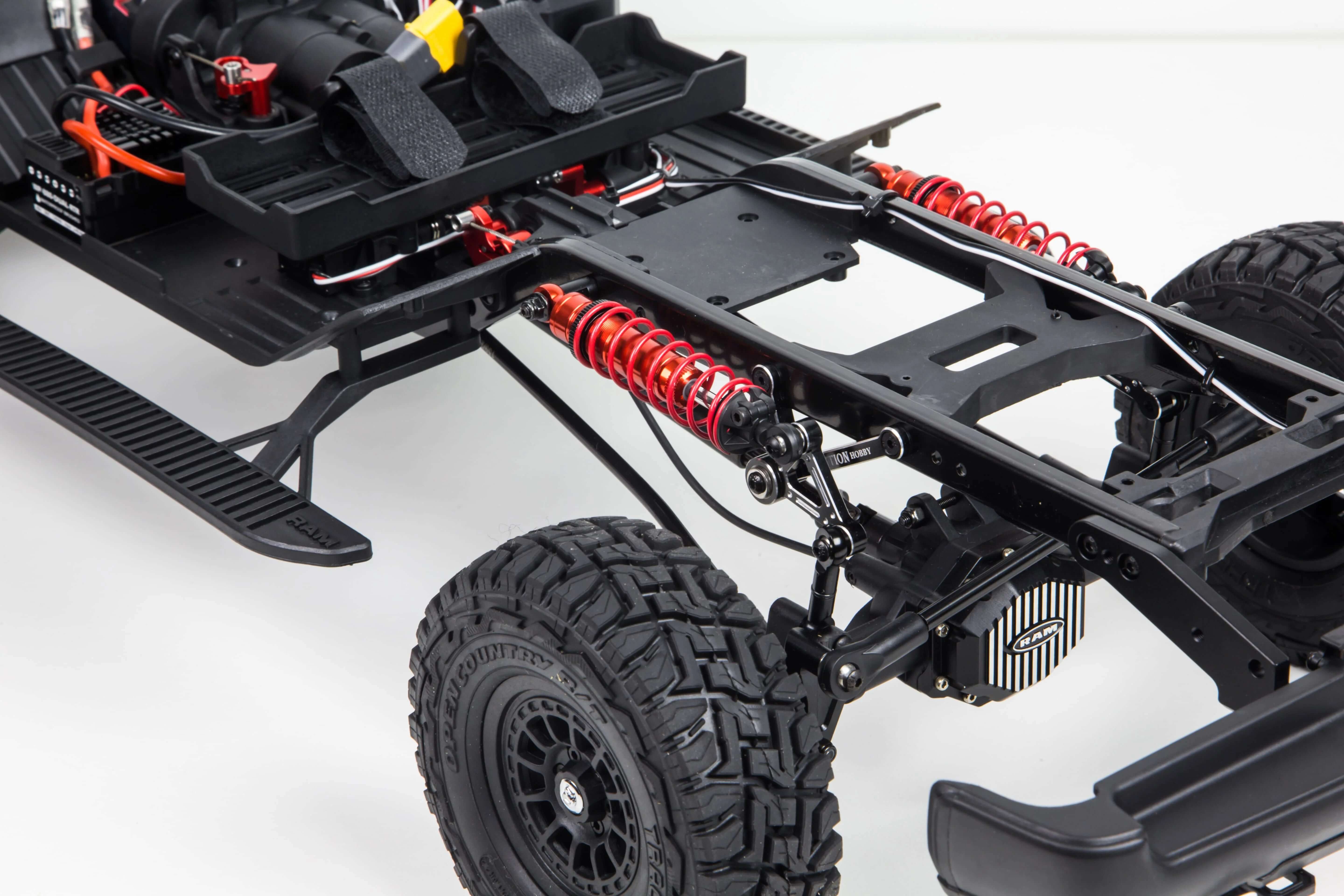 Sand dune performance test of Dodge RAM 1500 off-road RC truck