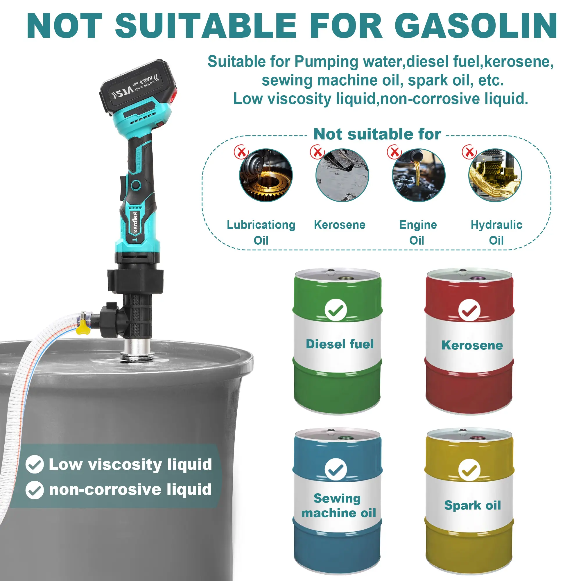Cordless Stick Water Transfer Pump