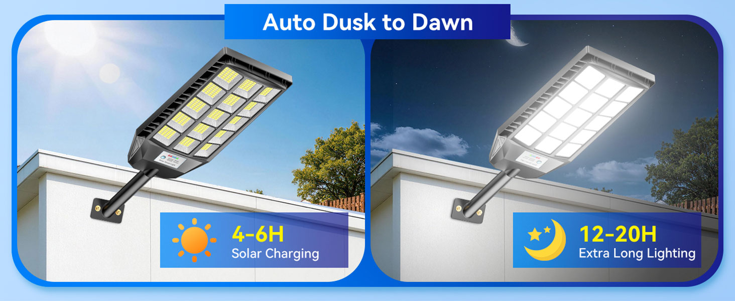 solar street lights outdoor