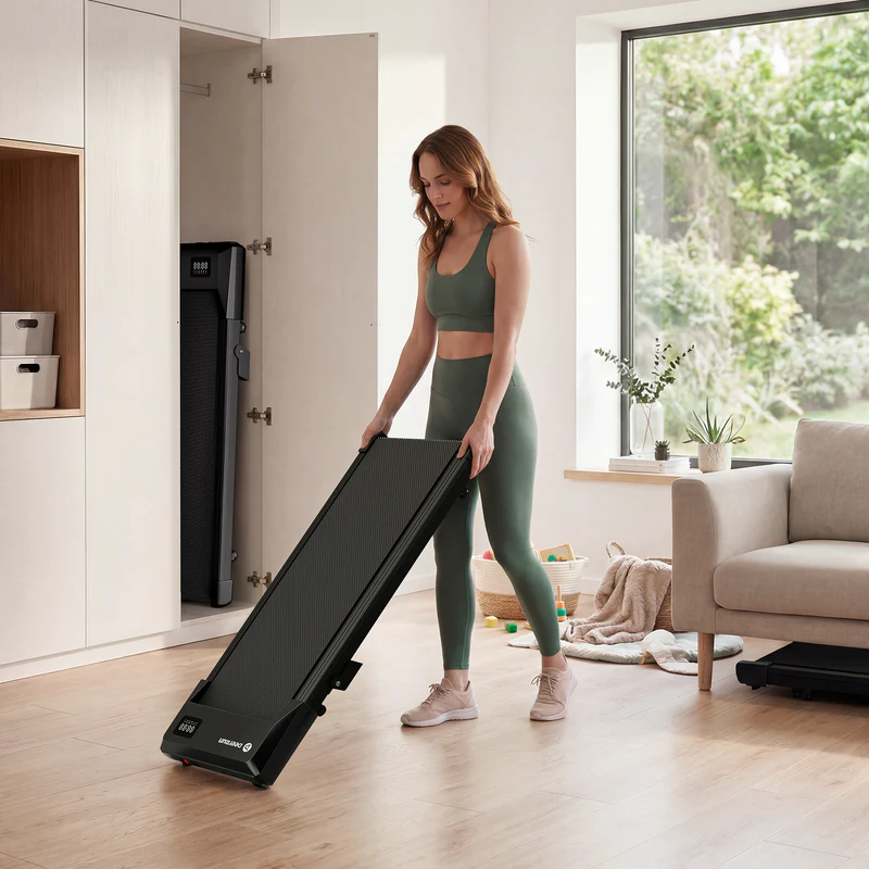 DeerRun Q2 Urban 7% Incline Under-desk Walking Pad with Smart Control