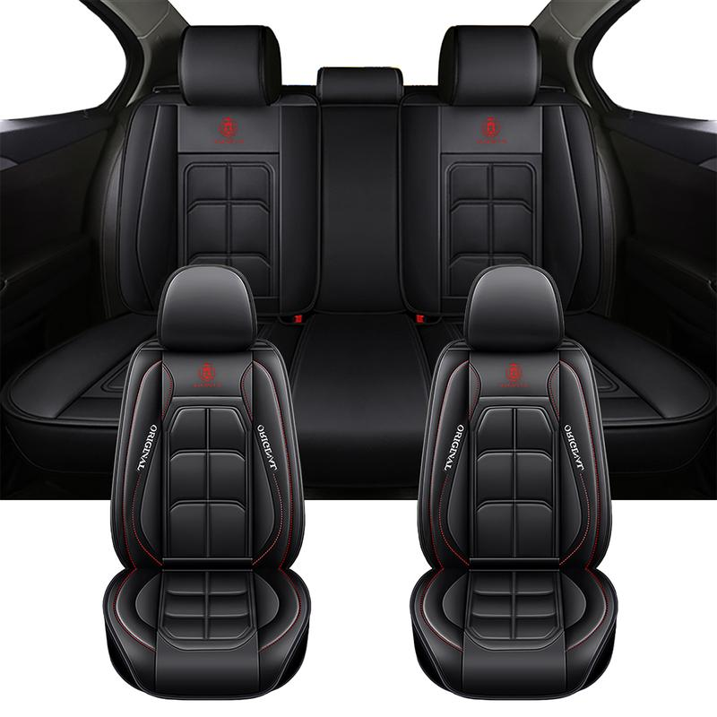 🔥 Upgrade Your Ride – Premium Leather Car Seat Covers (5 Seats), Universal Fit, Airbag Safe, Waterproof & Anti-Slip | Limited Time Offer