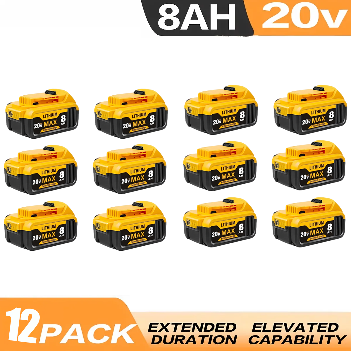💥 Special Offers⚡Suitable for 20V 8.0AH lithium-ion MAX batteries