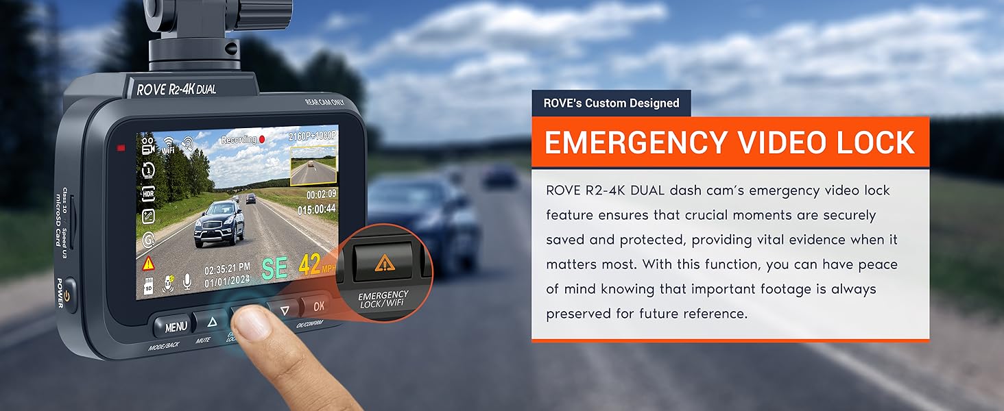 dash cam, dash camera for cars, emergency video lock dash cam, car on-dash mounted cameras
