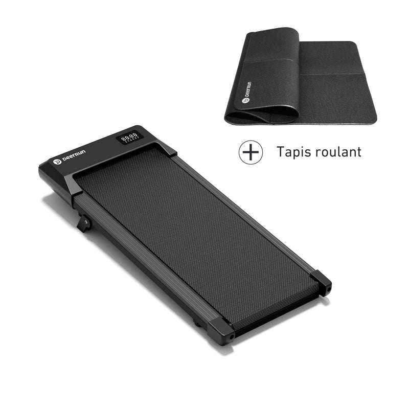 DeerRun Q2 Urban 7% Incline Under-desk Walking Pad with Smart Control
