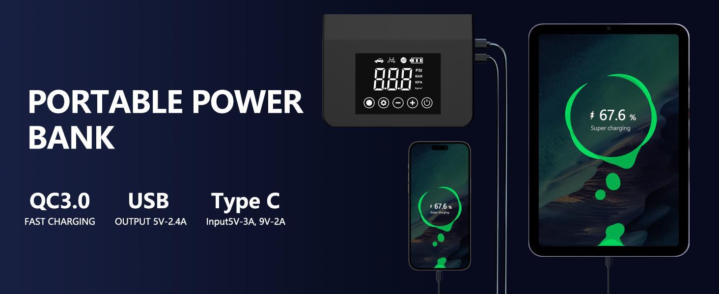 【HiEHA】2026 4000A Car Jump Starter with 150PSI Tire Inflator, 15000mAh Power Bank & LED Light, 4 in 1 All-Season Savior, Reliable in -20&deg;F, Compatible with Most Cars & Trucks, For All Driving Situations