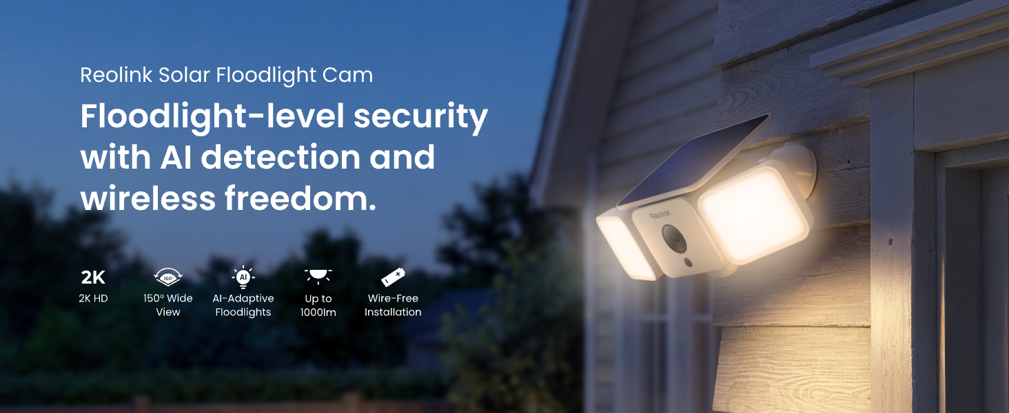 solar floodlight wireless security camera outdoor 5mp 2K 4MP UHD