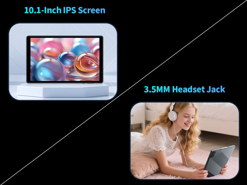🌟[Complete Bundle Sale] 10" Android Tablet with Keyboard✨Mouse & Stylus - Your All-in-One Portable Workstation