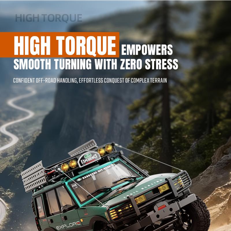 JXC 1/18 Scale RC Crawler ,2.4GHz HighTorque 4WD RC Crawling Car-Car withExcellent Suspension and ShockAbsorption,Realistic Mechanical Shifting,Dual-Speed Transmission, Multi-FunctionLighting, Dual Li-ion Batteries, PerfectBirthday & Kids Gift