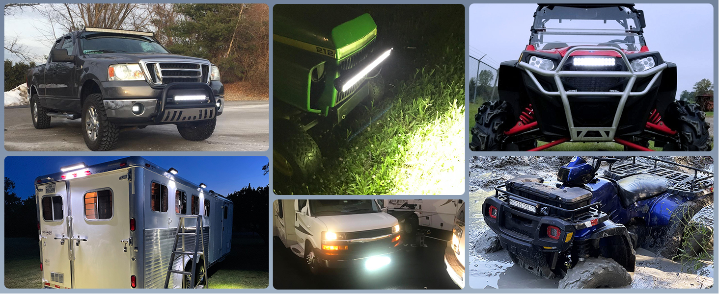 LED Light Bar led light pods spot light flood light