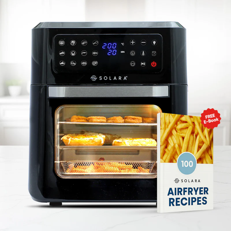 💥 Hot Deal! ⚡ SOLARA 12L Large Digital Air Fryer Oven 🍟 — Limited-Time Offer!
