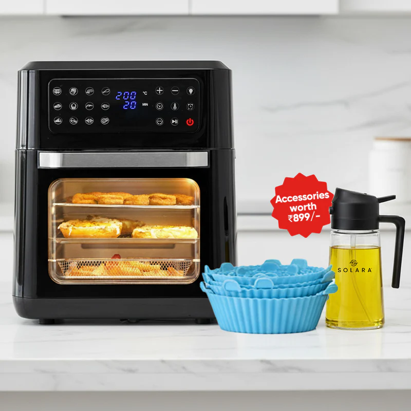 💥 Hot Deal! ⚡ SOLARA 12L Large Digital Air Fryer Oven 🍟 — Limited-Time Offer!