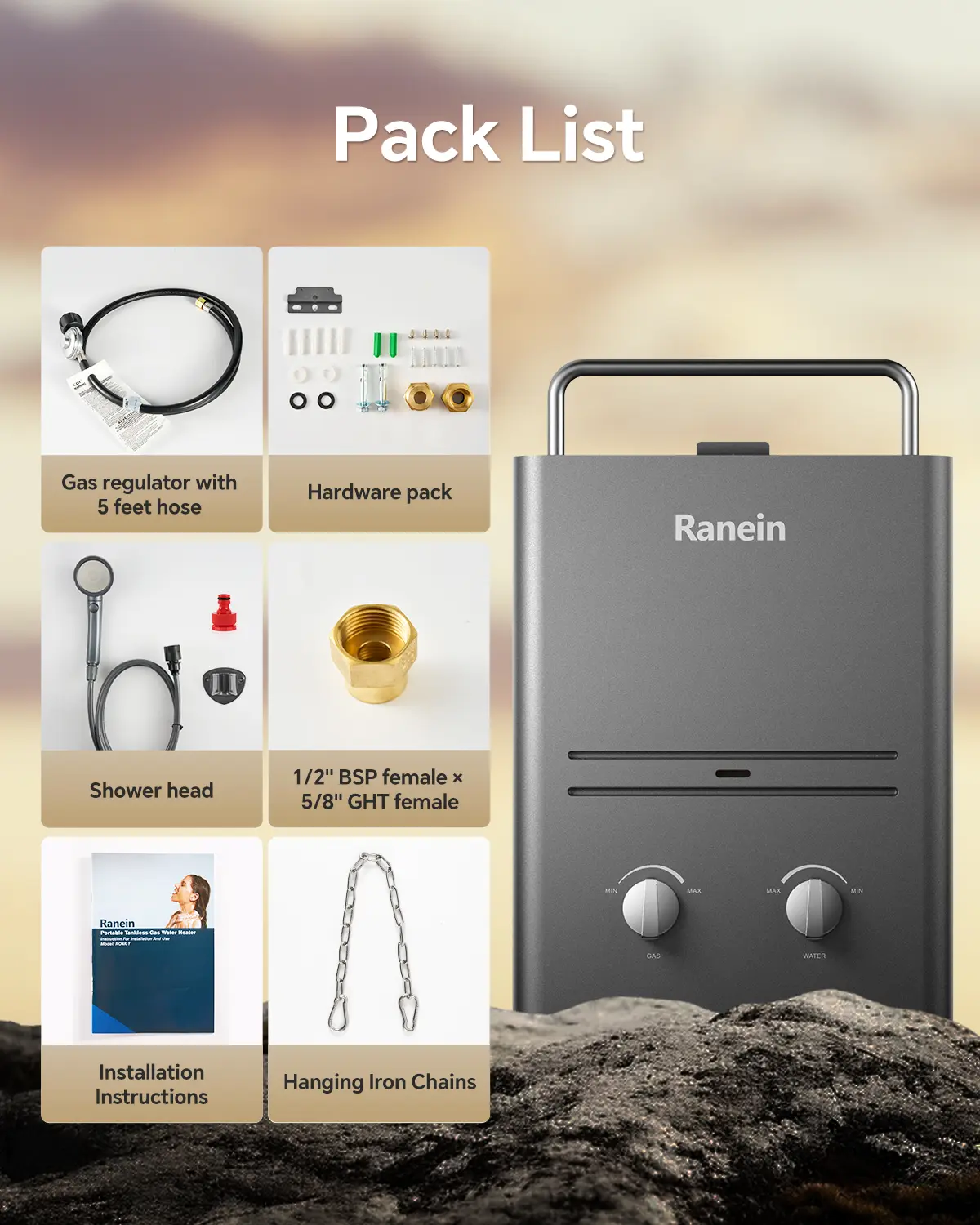 Value Price 🔥Portable Instant Outdoor Water Heater