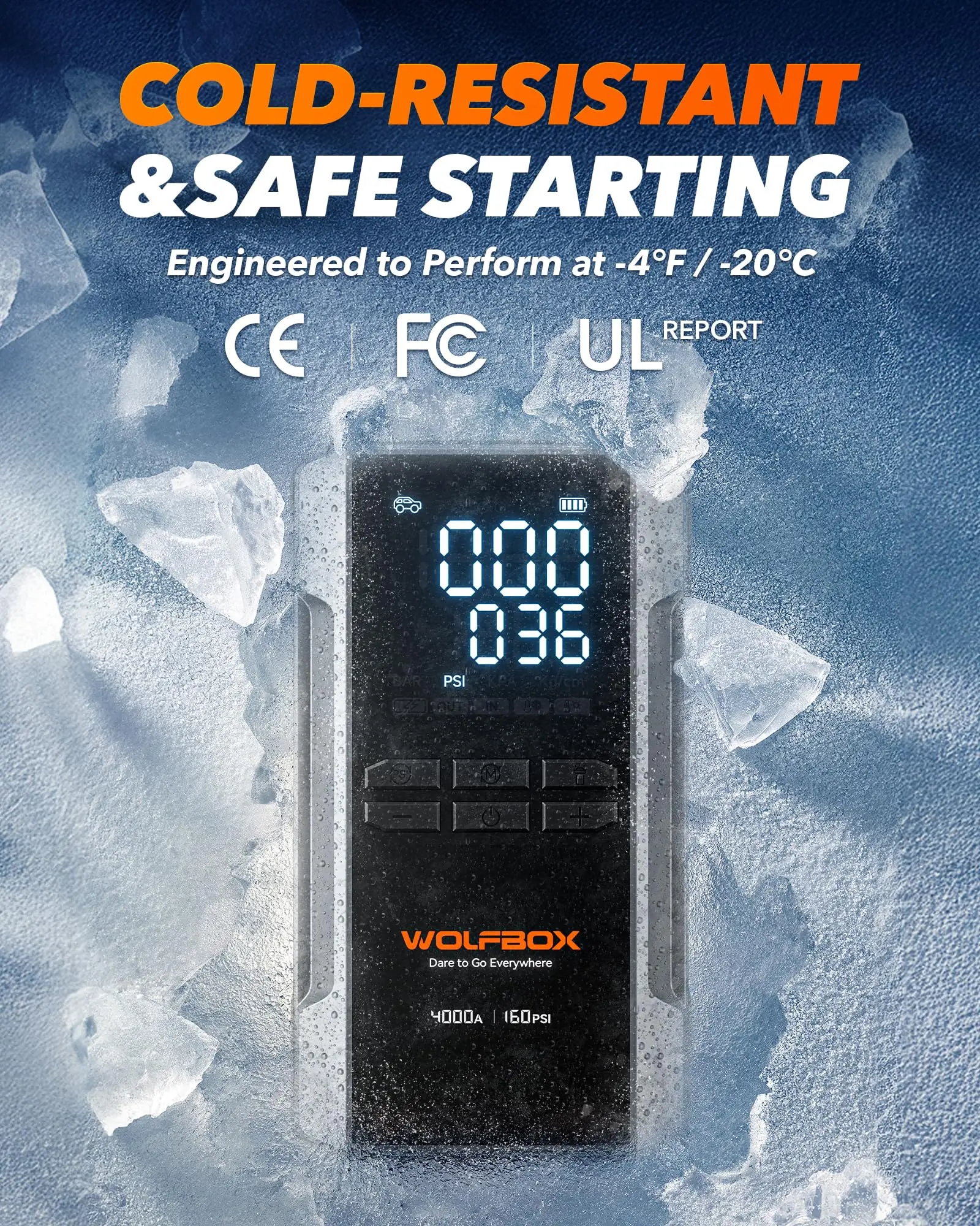 🔥Limited Offer🔥Portable Car Jump Starter (with Air Compressor)