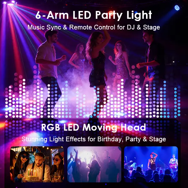 Hot Sale💥360° Moving Head Stage Light