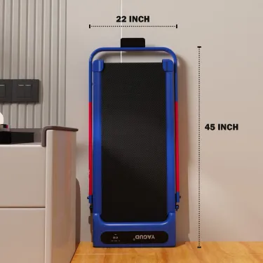 Yagud 3-in-1 Adjustable-Incline Under-Desk Treadmill: A walking treadmill featuring a detachable desk surface and adjustable height to suit various needs; supports up to 300 lbs and boasts a compact, foldable design—an ideal choice for working from home.