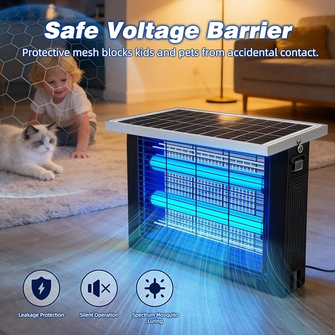 🔥Only $39.90 today🔥Solar Bug Zapper Outdoor Waterproof