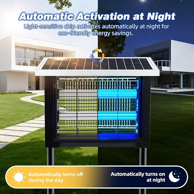 🔥Only $39.90 today🔥Solar Bug Zapper Outdoor Waterproof