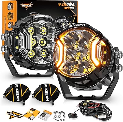 🔥Buy 1 Get 1 Free🔦 Auxbeam V-Ultra Series 3 Inch 108W LED Round Pods