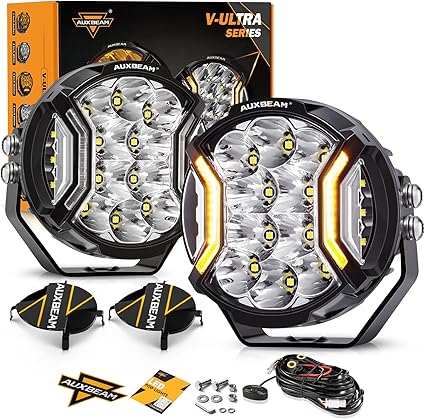 🔥Buy 1 Get 1 Free🔦 Auxbeam V-Ultra Series 3 Inch 108W LED Round Pods