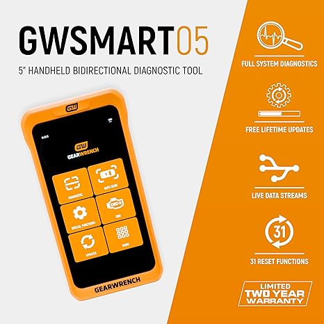 GEARWRENCH 10" Pro Command Wireless Bi-Directional Diagnostic Tablet with Rapid-Charge Dock