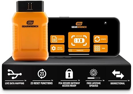 GEARWRENCH 10" Pro Command Wireless Bi-Directional Diagnostic Tablet with Rapid-Charge Dock