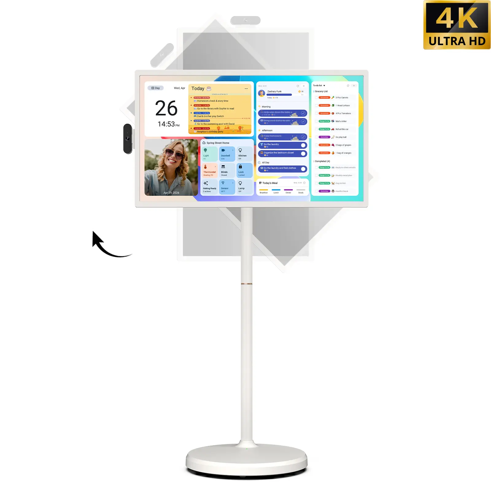 Clearance : 2026 Apolosign 4K Portable TV