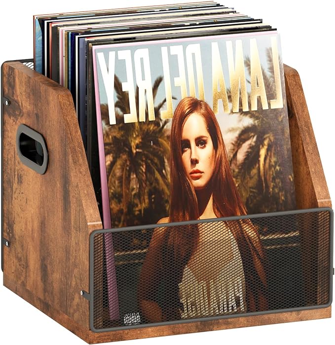 #Record R1 Vinyl-Style Bluetooth Speaker, 2.1 Stereo Hi-Fi, Album Art Animation with Dynamic Mood Lyrics, Wi-Fi & Bluetooth, Home Audio & Décor