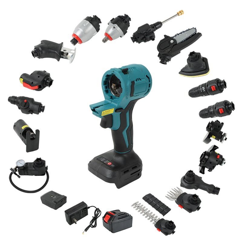 Pandahardware 18V Cordless 10 in 1 Multifunctional Power ToolKit