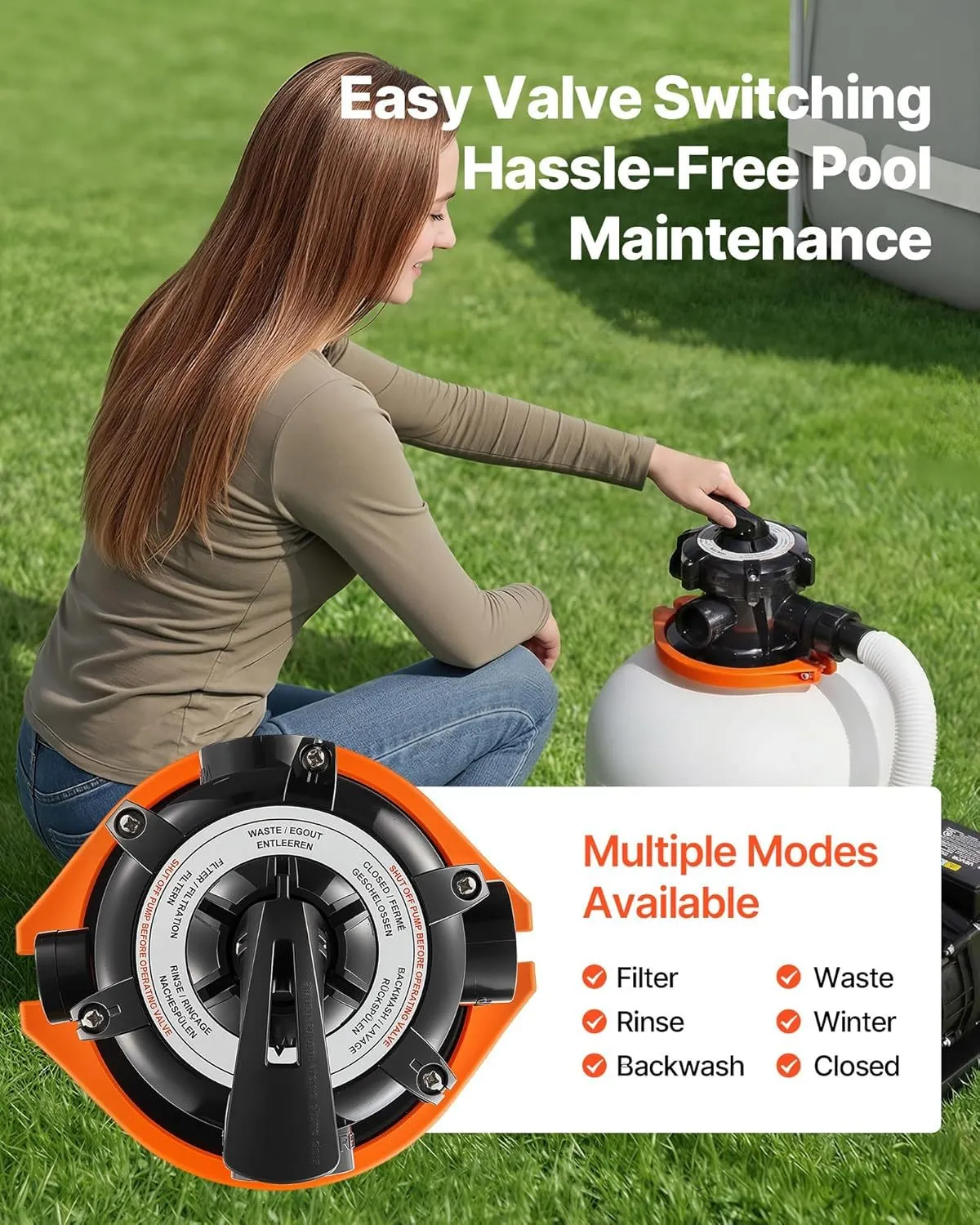 💥Today Only⚡VEVOR FlashPure 4400 GPH Pool Pump