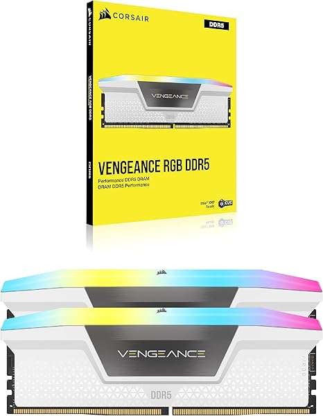 🏆Flash Sale⚡🎮CORSAIR Vengeance RGB DDR5 RAM 32GB Up to 6000MHz 