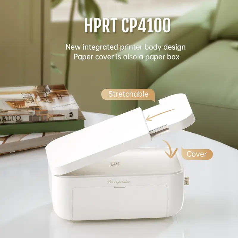 Hanin 4x6 Photo Printer, Includes 20 Sheets & 1 Ribbon, Portable Thermal Dye Sublimation Printer with AR Video Printing