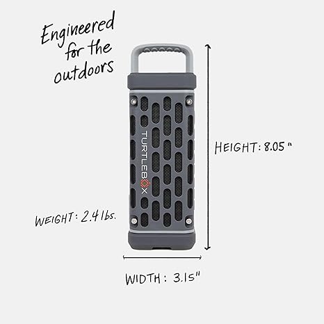 Built for life-on-the-go, the Turtlebox Ranger is our most portable speaker, delivering bold sound & endless versatility. Engineered for the outdoors, featuring party mode.